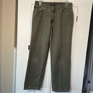 Vintage Polo Ralph Lauren 8x29 Gray Saturday Jeans Women's Y2K Baggy Pants